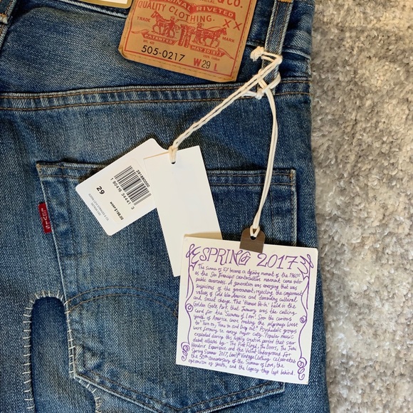 Levi’s Vintage Clothing Lot 505 Jean Shorts - Picture 2 of 6